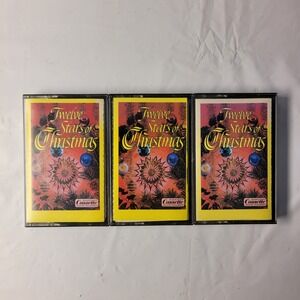 Reader's Digest Twelve Stars of Christmas Cassette Set 3-Tape Holiday Collection